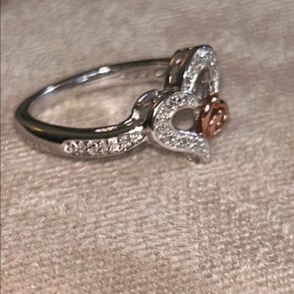 Brian Kosner Silver and Bronze Heart Ring - Picture 5 of 10